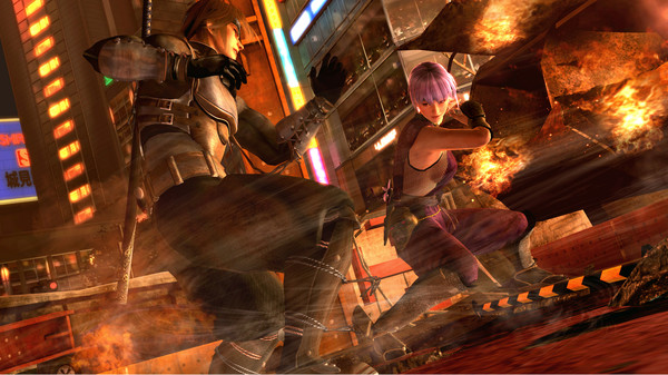 a screenshot of gameplay showing two characters fighting with their fists